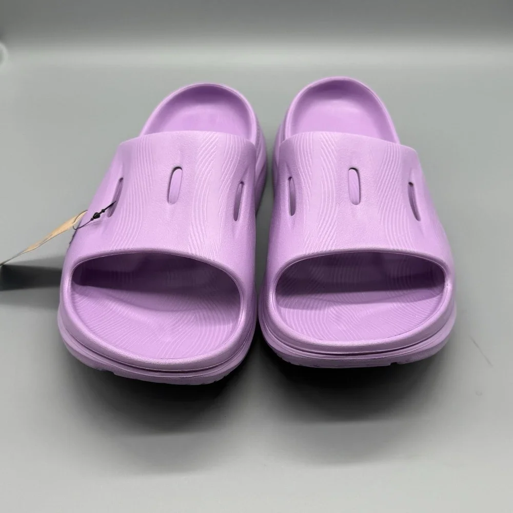Hoka One Ora Recovery Slide 3‎ Sandals Purple Men's 12 Women's 14 Comfort